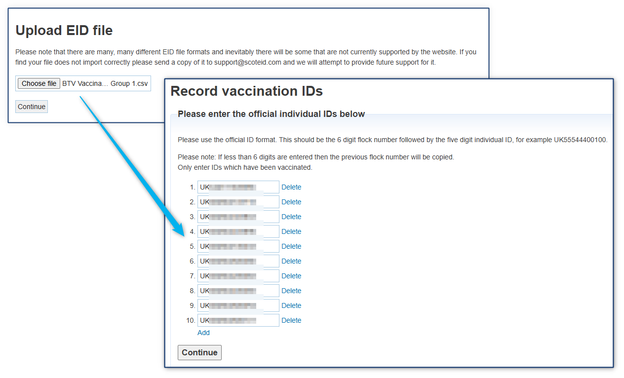 EID file entry page image